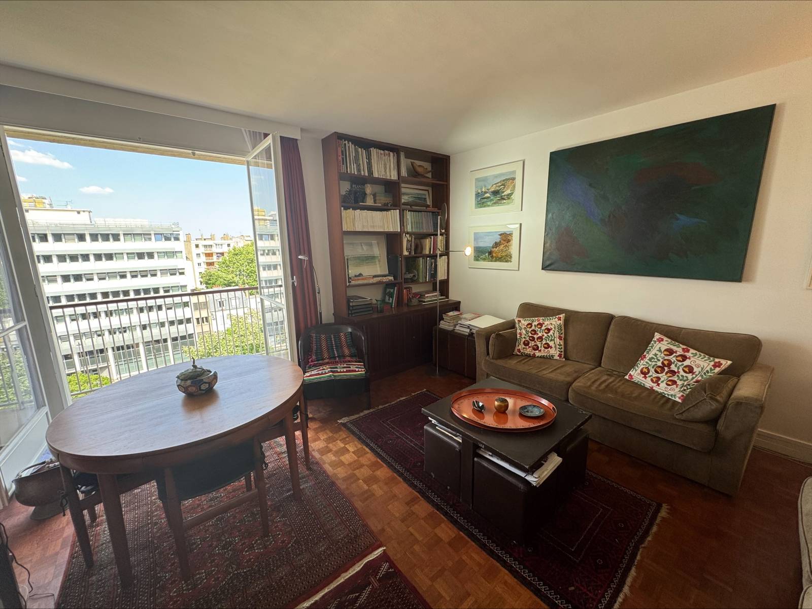 VENDU Appartement 3 pièces - Rue du Moulin Vert - vue Tour Eiffel