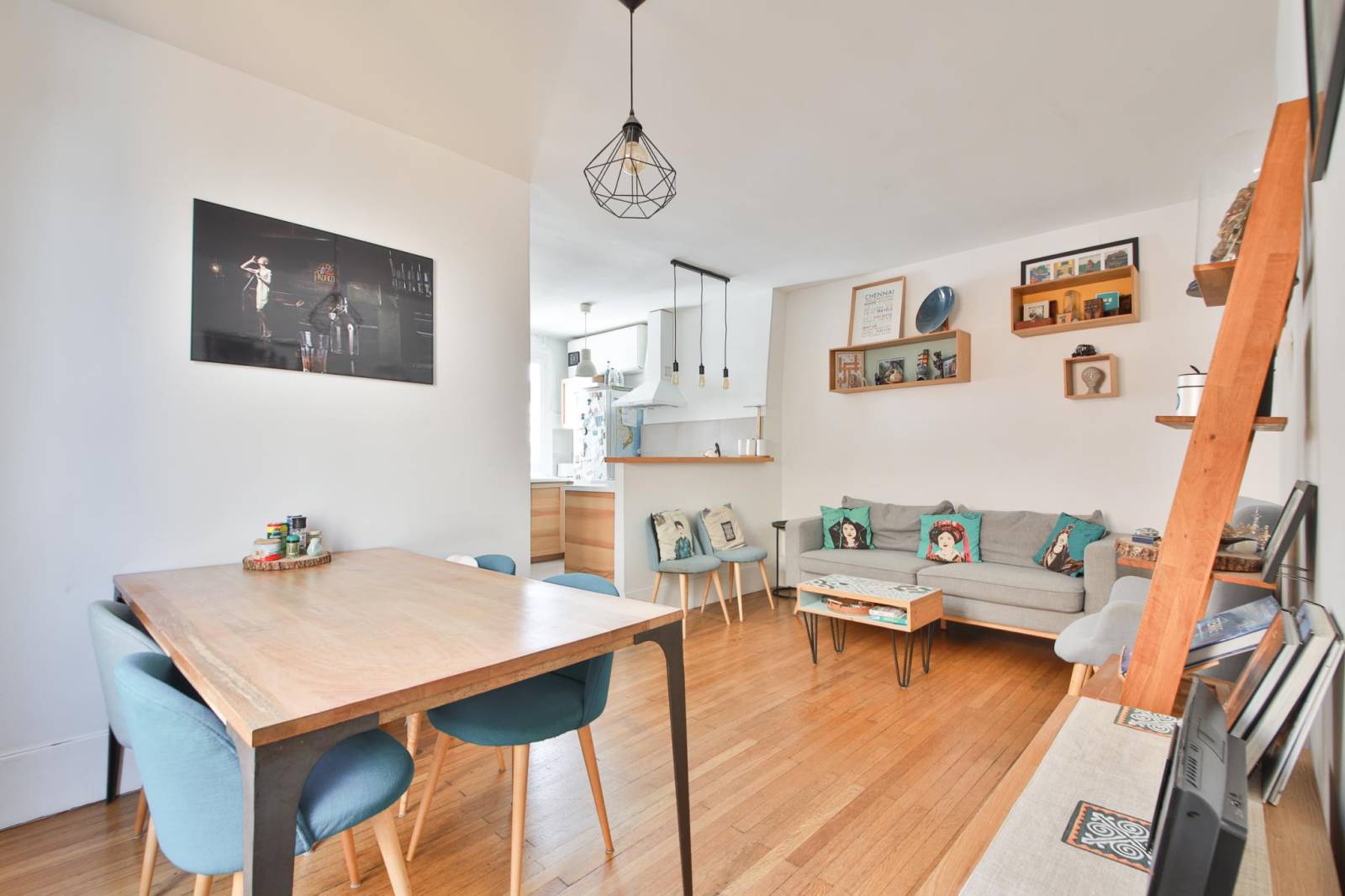 Appartement 3 pièeces avec charme de l'ancien et modernité 