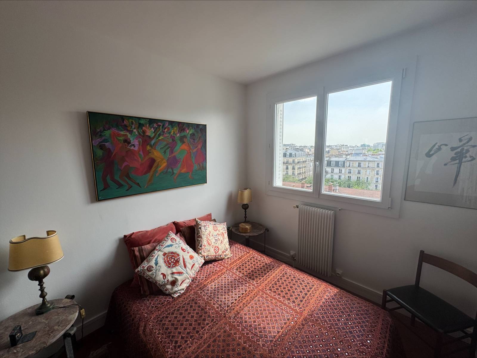 VENDU Appartement 3 pièces - Rue du Moulin Vert - vue Tour Eiffel