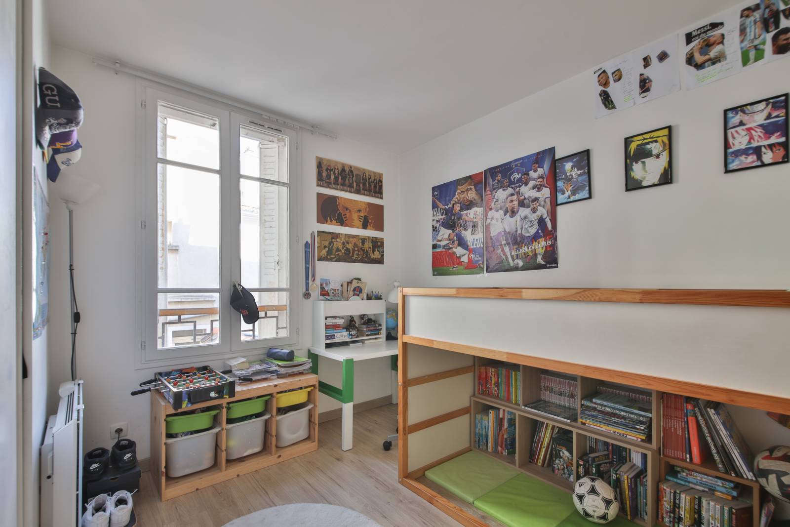Deuxième chambre de l'appartement 3 pièces