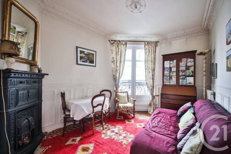 Séjour appartement 2 pièces à vendre La Motte Picquet et Dupleix à Paris 15