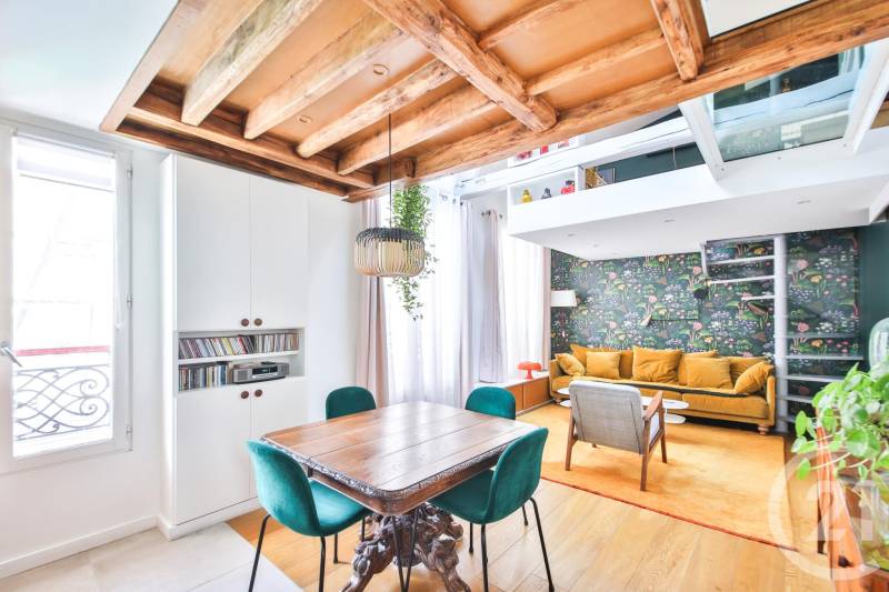 Duplex à vendre au coeur du village pernety à Paris 14ème