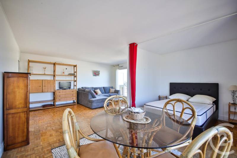 Appartement 2 pièces en étage élevé à vendre à Paris 15 avec vue Tour Eiffel et Sacré Coeur