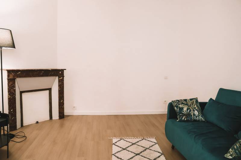 Achat appartement Paris 15 : séjour lumineux refait à neuf 2 pièces