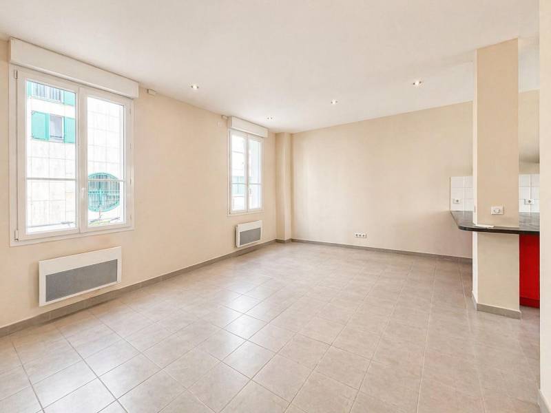 Appartement 2 pièces 53m² Paris 14 Pernety séjour rez-de-chaussée