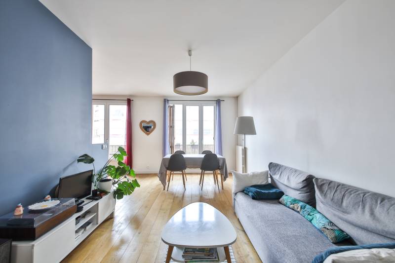 séjour dans un appartement familial de 4 pièces 3 chambres proche Montparnasse 