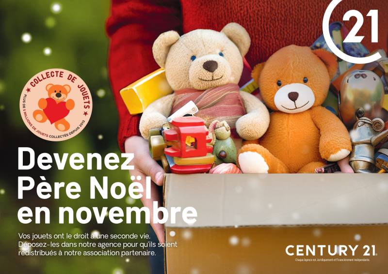 Collecte de jouets Century 21 pour l'association Autisme en île-de-France