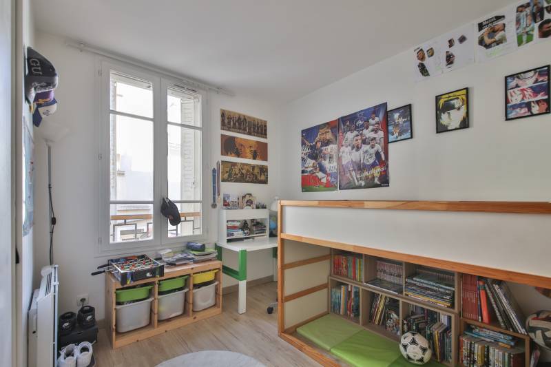 Deuxième chambre de l'appartement 3 pièces