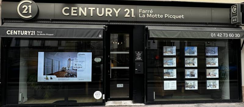 Agence Century 21, meilleure agence situé dans le 15ème arrondissement de Paris à La Motte Piquet 